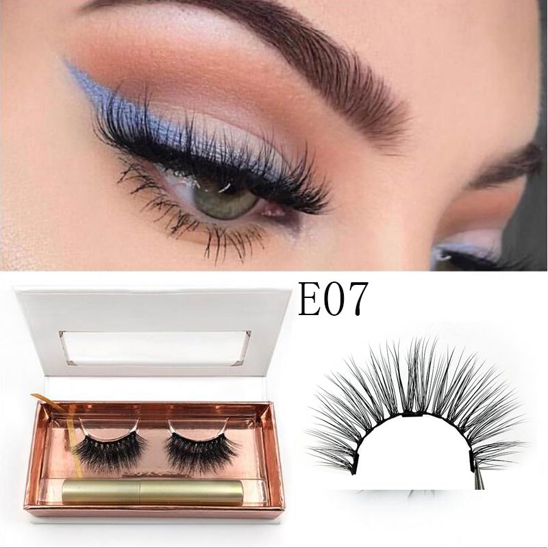 Magnetic Eyeliner magnet false eyelash three magnetization glue free glue false eyelash